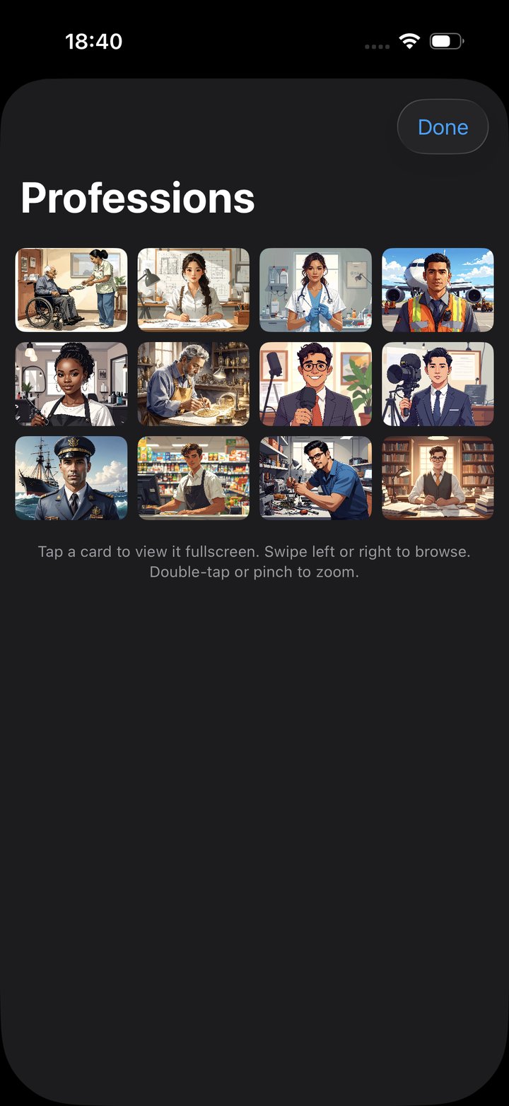 Card preview