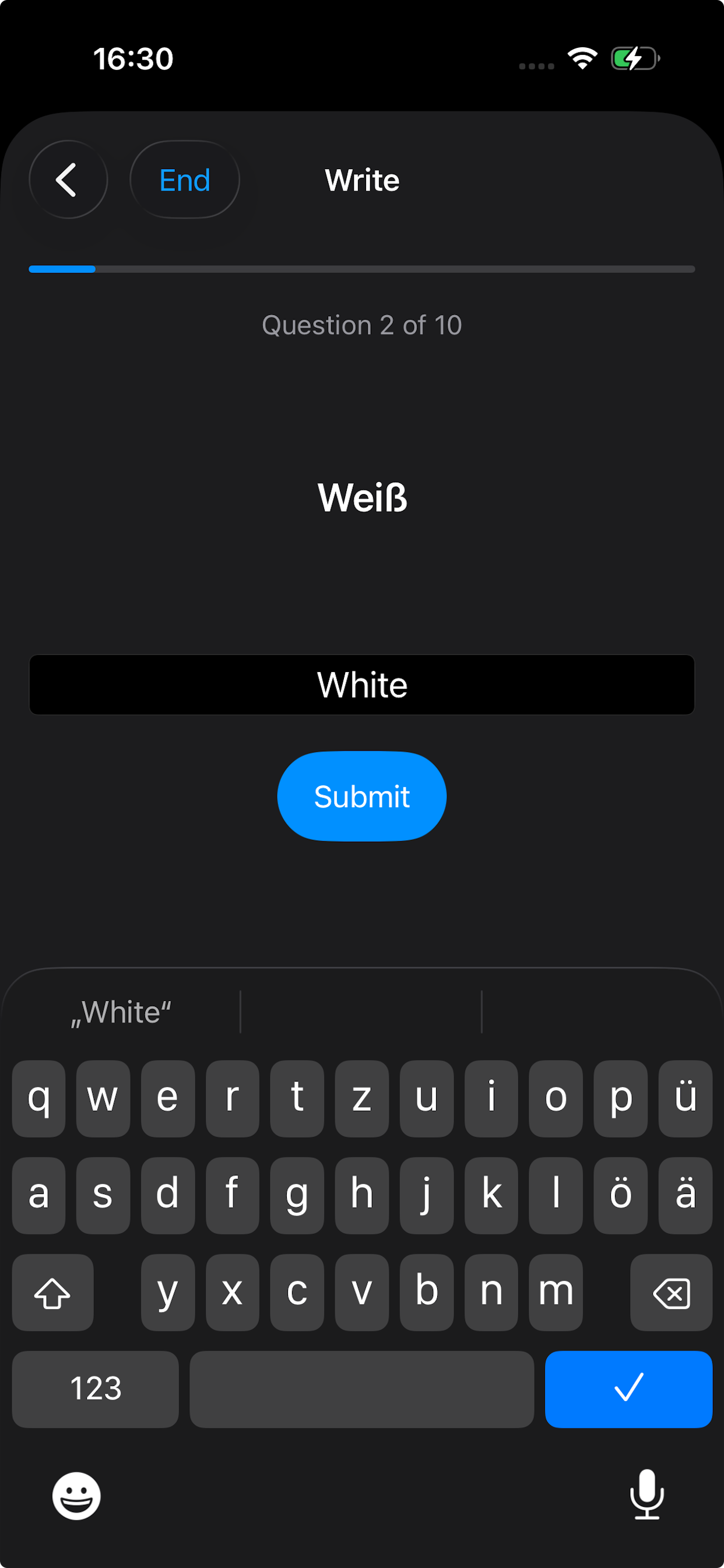 Practice by writing