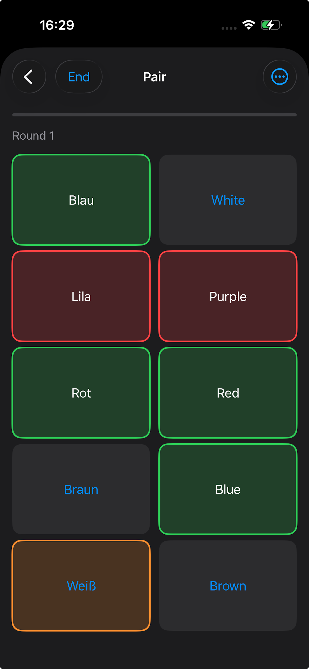 Match the right pairs